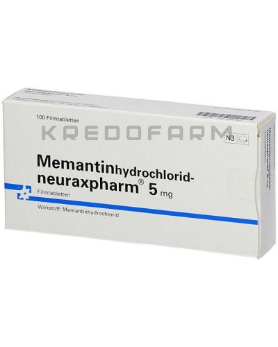 Мемантингідрохлорид розчин, таблетки ● Memantinhydrochlorid