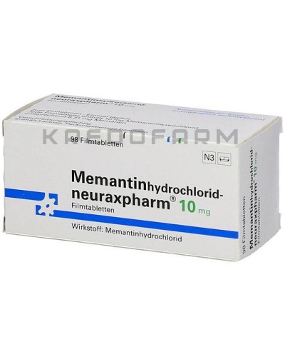 Мемантингідрохлорид розчин, таблетки ● Memantinhydrochlorid