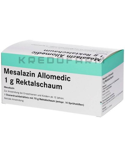 Месалазин пена, суппозитории, таблетки ● Mesalazin