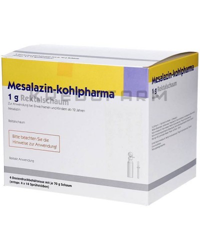 Месалазин піна, супозиторії, таблетки ● Mesalazin