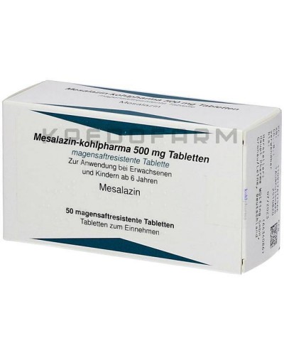 Месалазин піна, супозиторії, таблетки ● Mesalazin