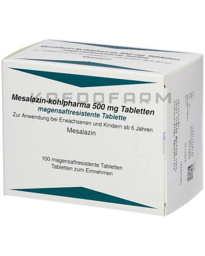 Месалазин пена, суппозитории, таблетки ● Mesalazin