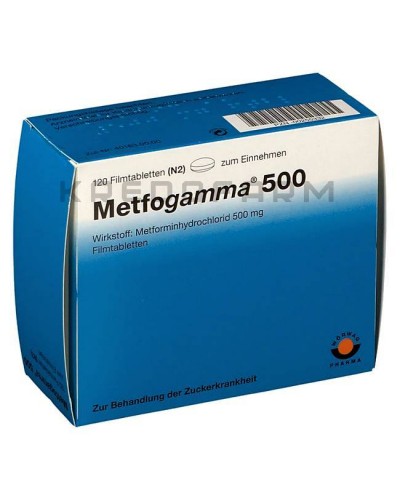 Метфогамма таблетки ● Metfogamma