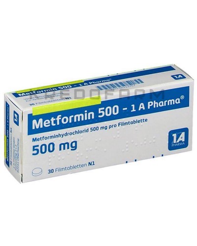 Метформін таблетки ● Metformin