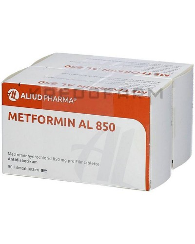 Метформін таблетки ● Metformin