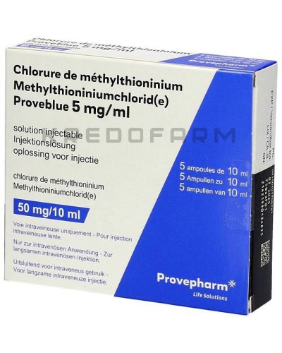 Метилтиониниумхлорид ампулы ● Methylthioniniumchlorid