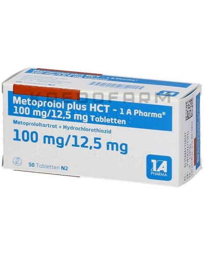 Метопролол розчин, таблетки ● Metoprolol