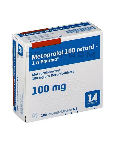 Метопролол раствор, таблетки ● Metoprolol