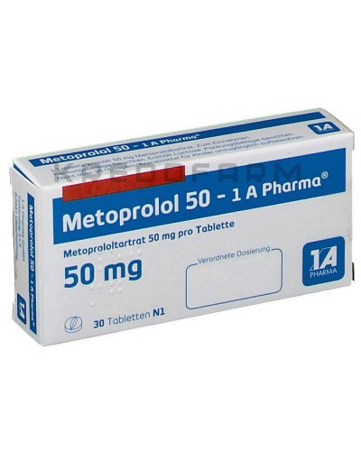 Метопролол розчин, таблетки ● Metoprolol