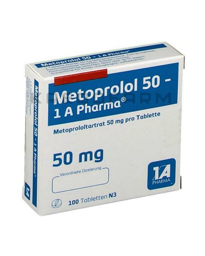 Метопролол раствор, таблетки ● Metoprolol