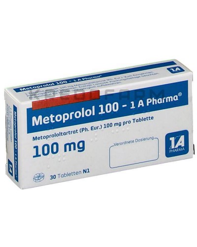 Метопролол розчин, таблетки ● Metoprolol