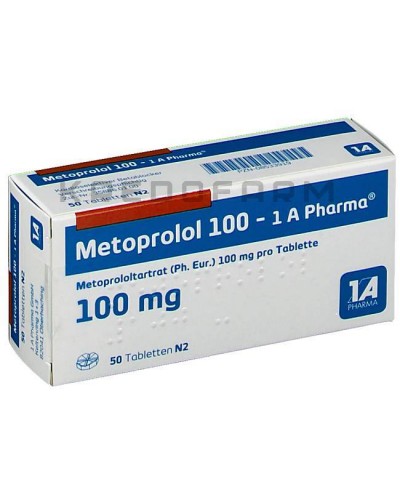 Метопролол раствор, таблетки ● Metoprolol