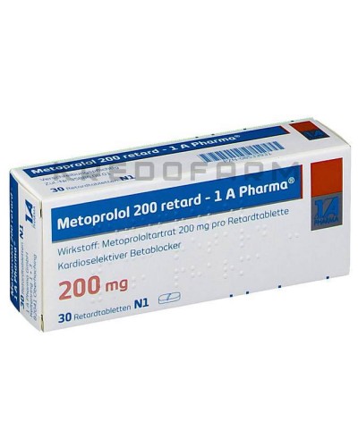 Метопролол раствор, таблетки ● Metoprolol