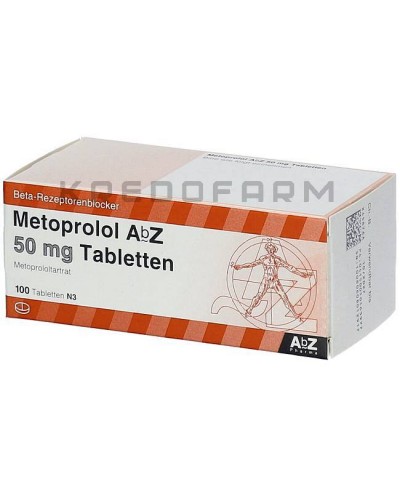 Метопролол раствор, таблетки ● Metoprolol