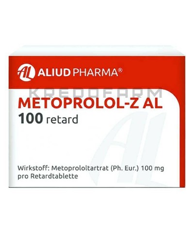 Метопролол раствор, таблетки ● Metoprolol