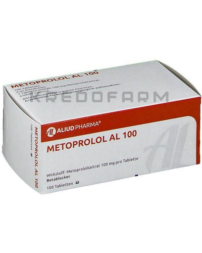 Метопролол раствор, таблетки ● Metoprolol