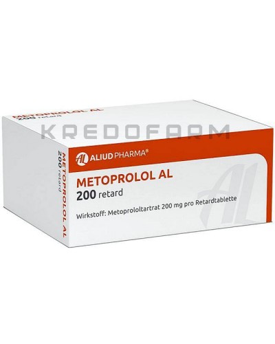 Метопролол раствор, таблетки ● Metoprolol