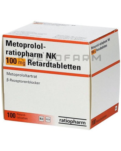 Метопролол раствор, таблетки ● Metoprolol