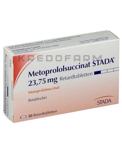 Метопрололсукцинат таблетки ● Metoprololsuccinat