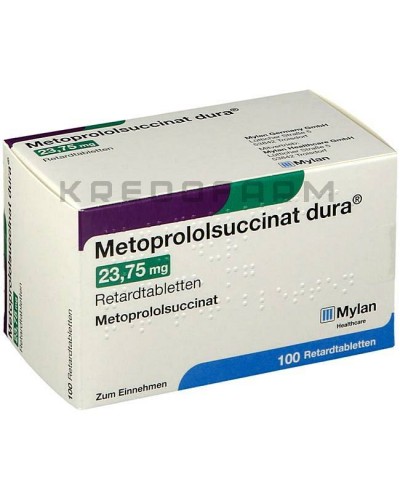 Метопрололсукцинат таблетки ● Metoprololsuccinat