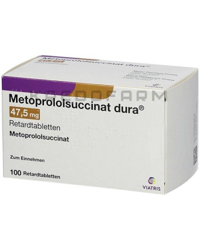 Метопрололсукцинат таблетки ● Metoprololsuccinat