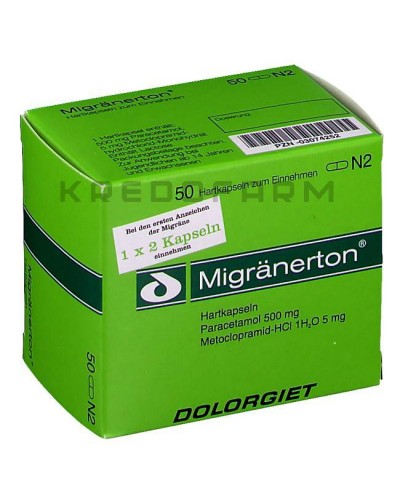 Мигренертон капсулы ● Migraenerton