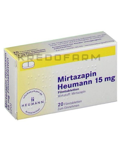 Миртазапин таблетки ● Mirtazapin