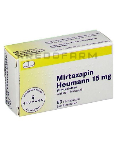 Миртазапин таблетки ● Mirtazapin