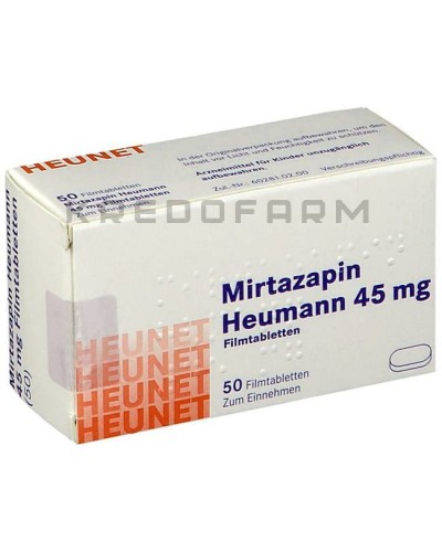 Миртазапин таблетки ● Mirtazapin