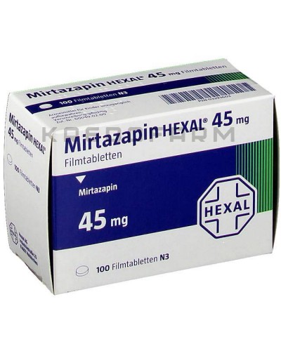 Миртазапин таблетки ● Mirtazapin