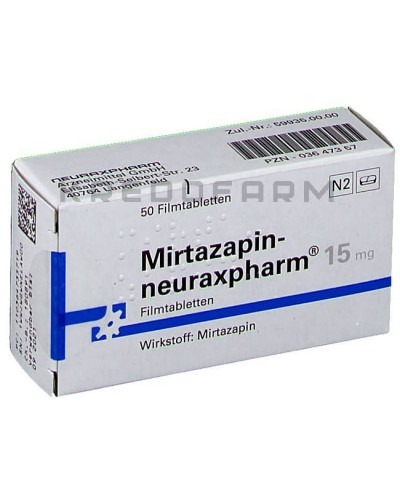 Миртазапин таблетки ● Mirtazapin