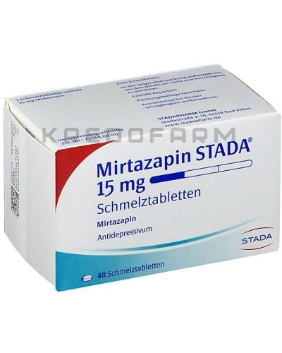 Миртазапин таблетки ● Mirtazapin