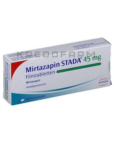 Миртазапин таблетки ● Mirtazapin