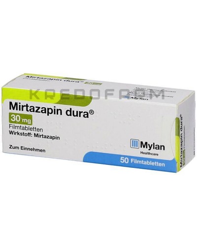 Миртазапин таблетки ● Mirtazapin