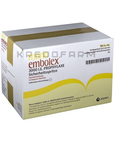 Моно Эмболекс раствор ● Mono Embolex