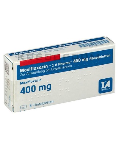 Моксифлоксацин розчин, таблетки ● Moxifloxacin