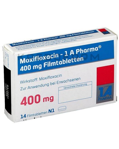 Моксифлоксацин розчин, таблетки ● Moxifloxacin