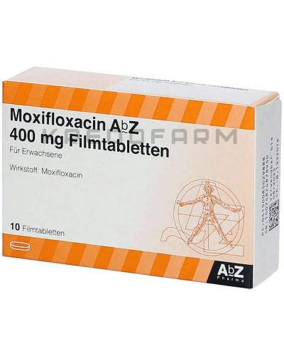 Моксифлоксацин раствор, таблетки ● Moxifloxacin