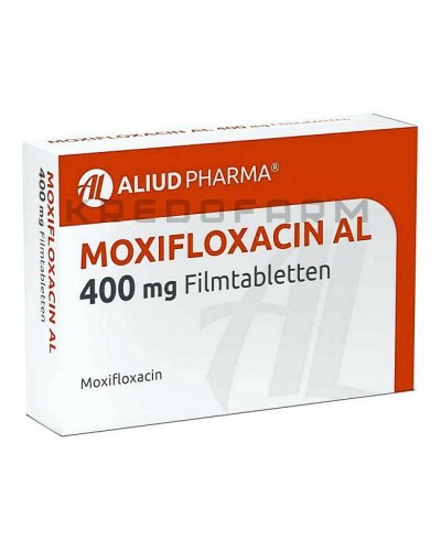 Моксифлоксацин раствор, таблетки ● Moxifloxacin