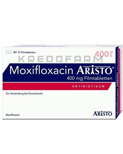 Моксифлоксацин раствор, таблетки ● Moxifloxacin