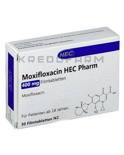 Моксифлоксацин розчин, таблетки ● Moxifloxacin