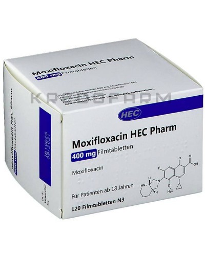 Моксифлоксацин раствор, таблетки ● Moxifloxacin