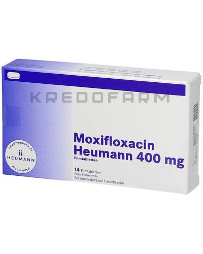 Моксифлоксацин розчин, таблетки ● Moxifloxacin