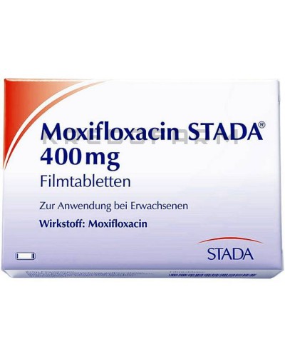 Моксифлоксацин раствор, таблетки ● Moxifloxacin