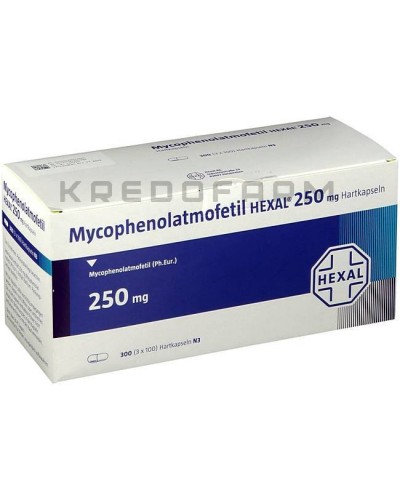 Мікофенолат Мофетил капсули, порошок, таблетки ● Mycophenolat Mofetil