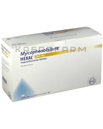 Мікофенолсаур таблетки ● Mycophenolsäure