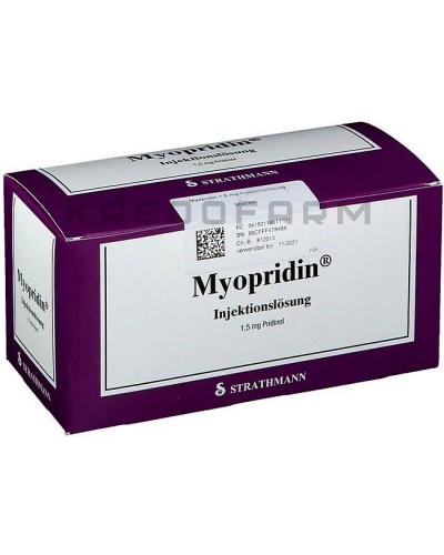 Миопридин раствор, таблетки ● Myopridin