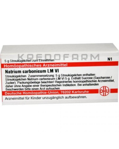 Натріум Карбонікум глобули, розчин, таблетки ● Natrium Carbonicum