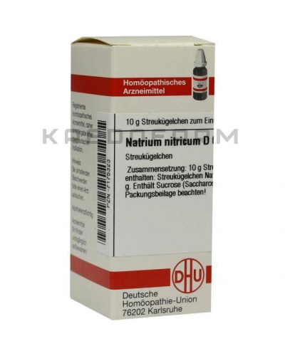 Натриум Нитрикум глобули, раствор, таблетки ● Natrium Nitricum