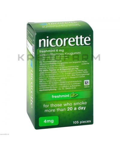 Никоретте ингалятор, пластырь, резинка, спрей, таблетки ● Nicorette